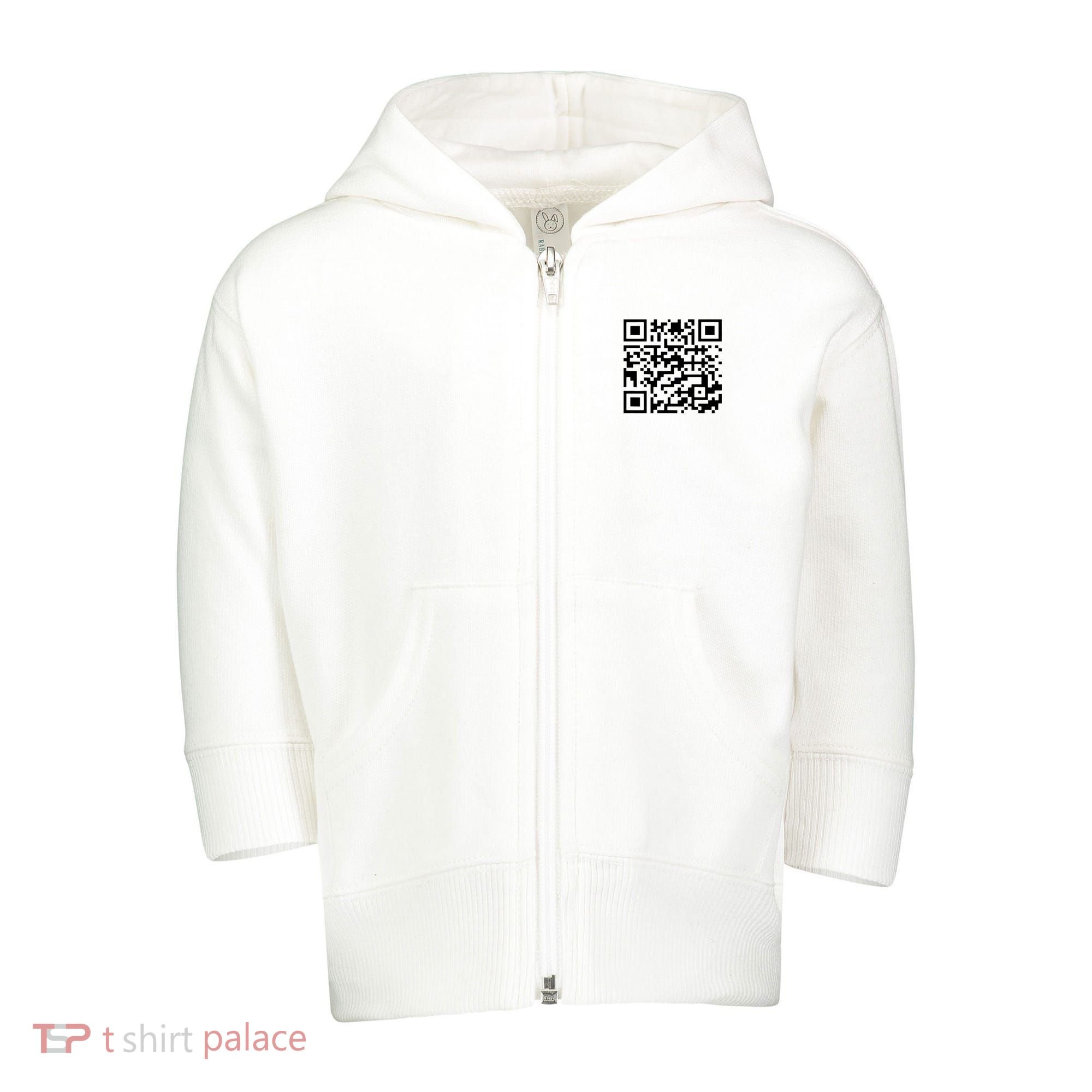 Funny Qr President Trump 45/47 Trump Dancing Code Toddler Zip Fleece Hoodie