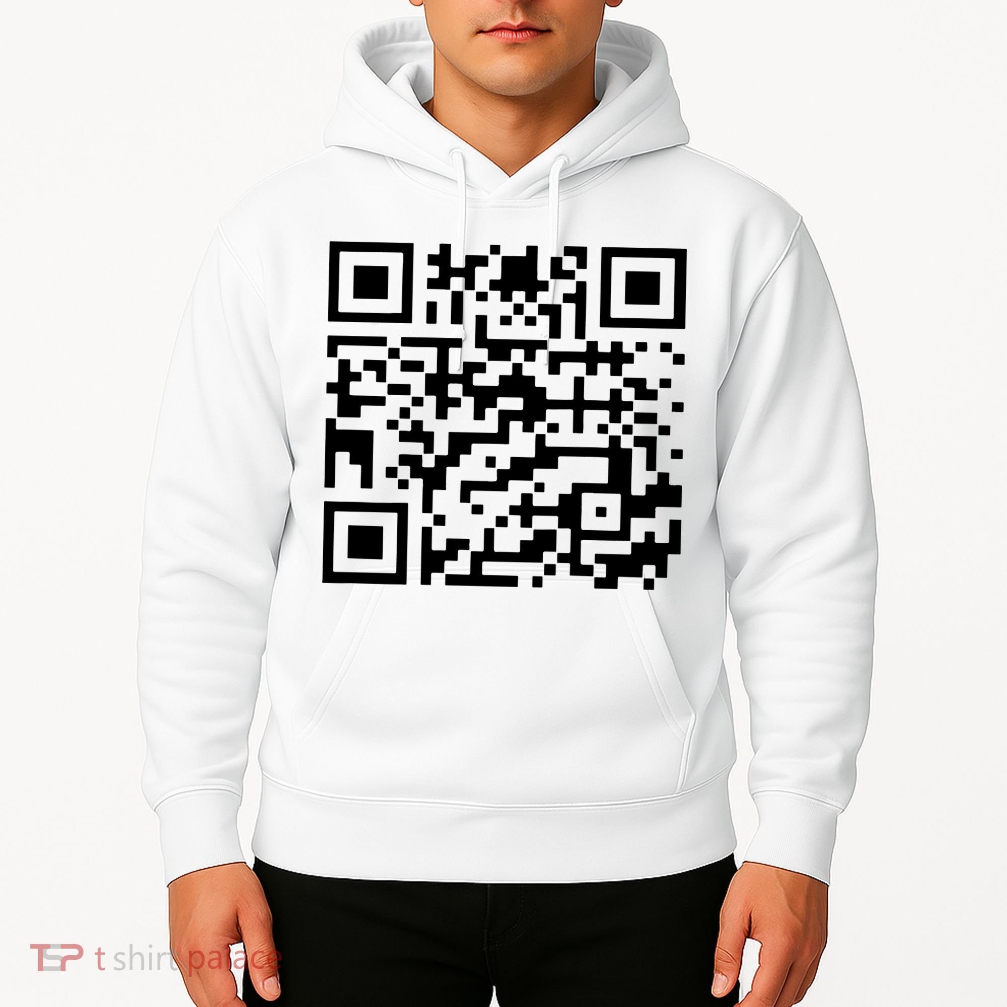 Funny Qr President Trump 45/47 Trump Dancing Code Hoodie