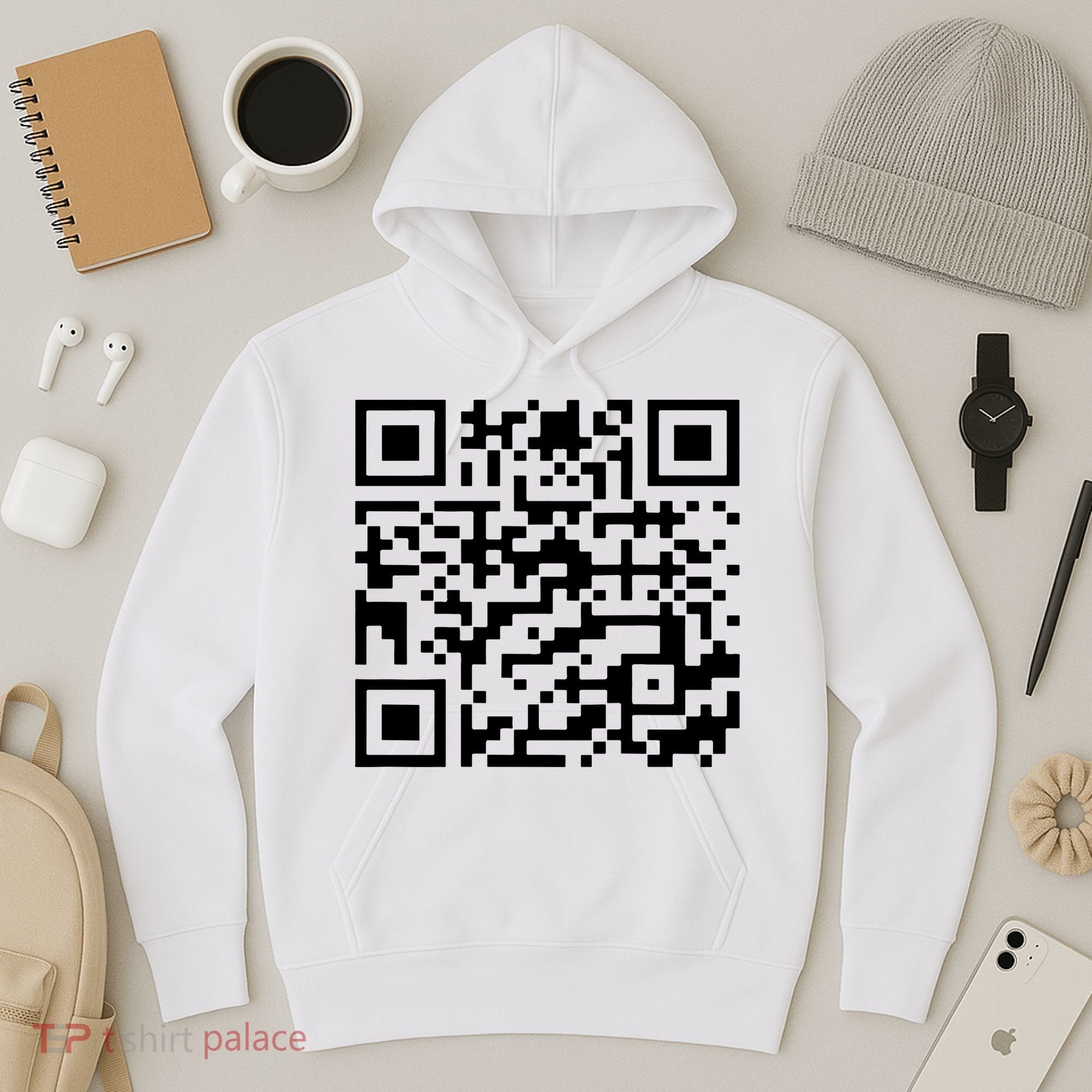 Funny Qr President Trump 45/47 Trump Dancing Code Hoodie