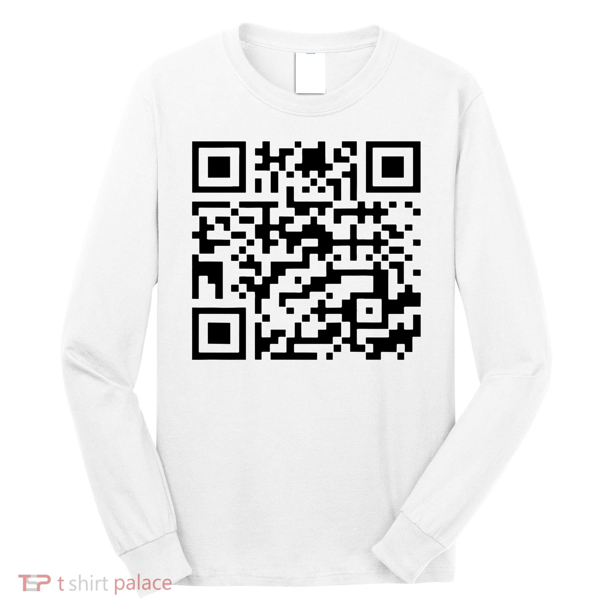 Funny Qr President Trump 45/47 Trump Dancing Code Long Sleeve Shirt