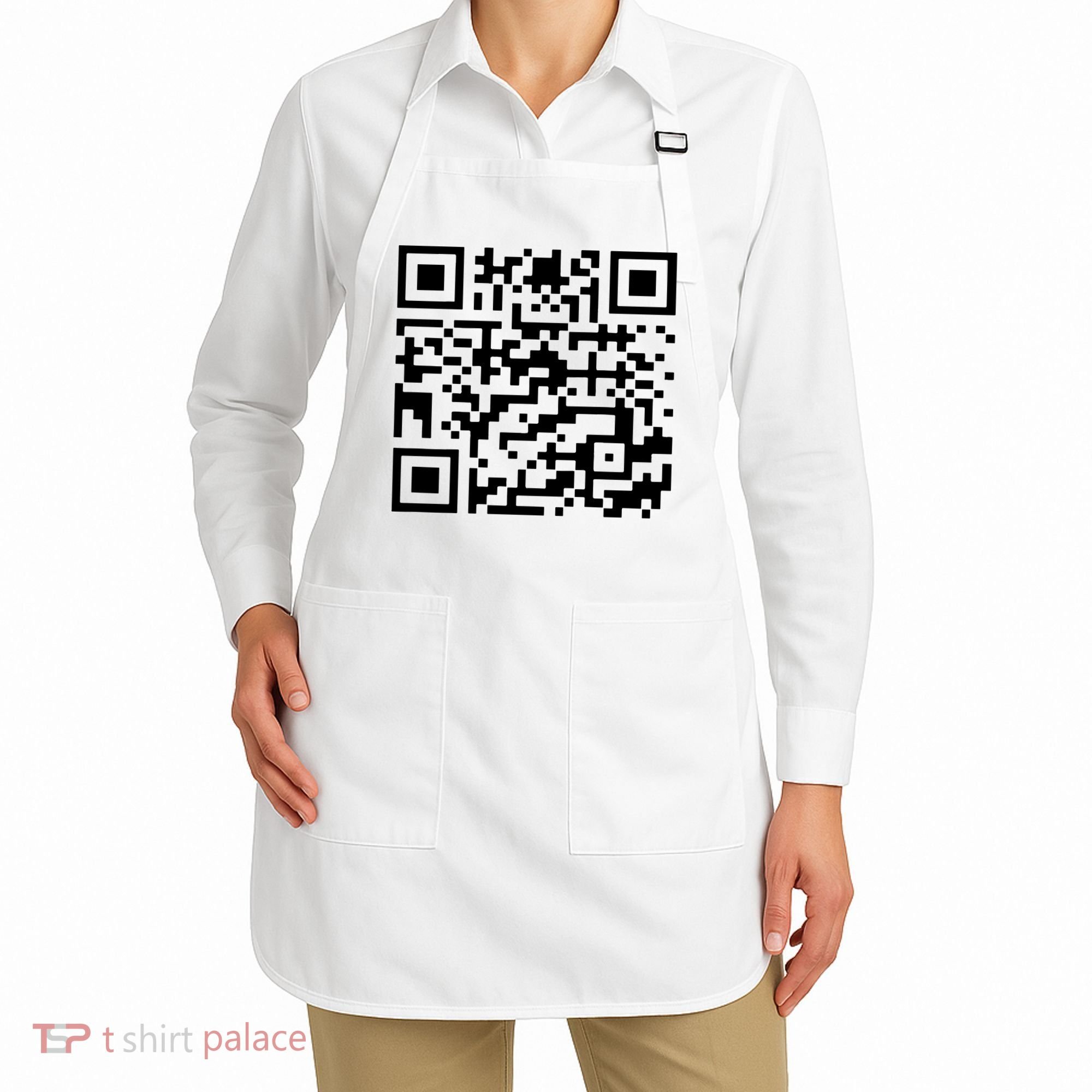 Funny Qr President Trump 45/47 Trump Dancing Code Apron