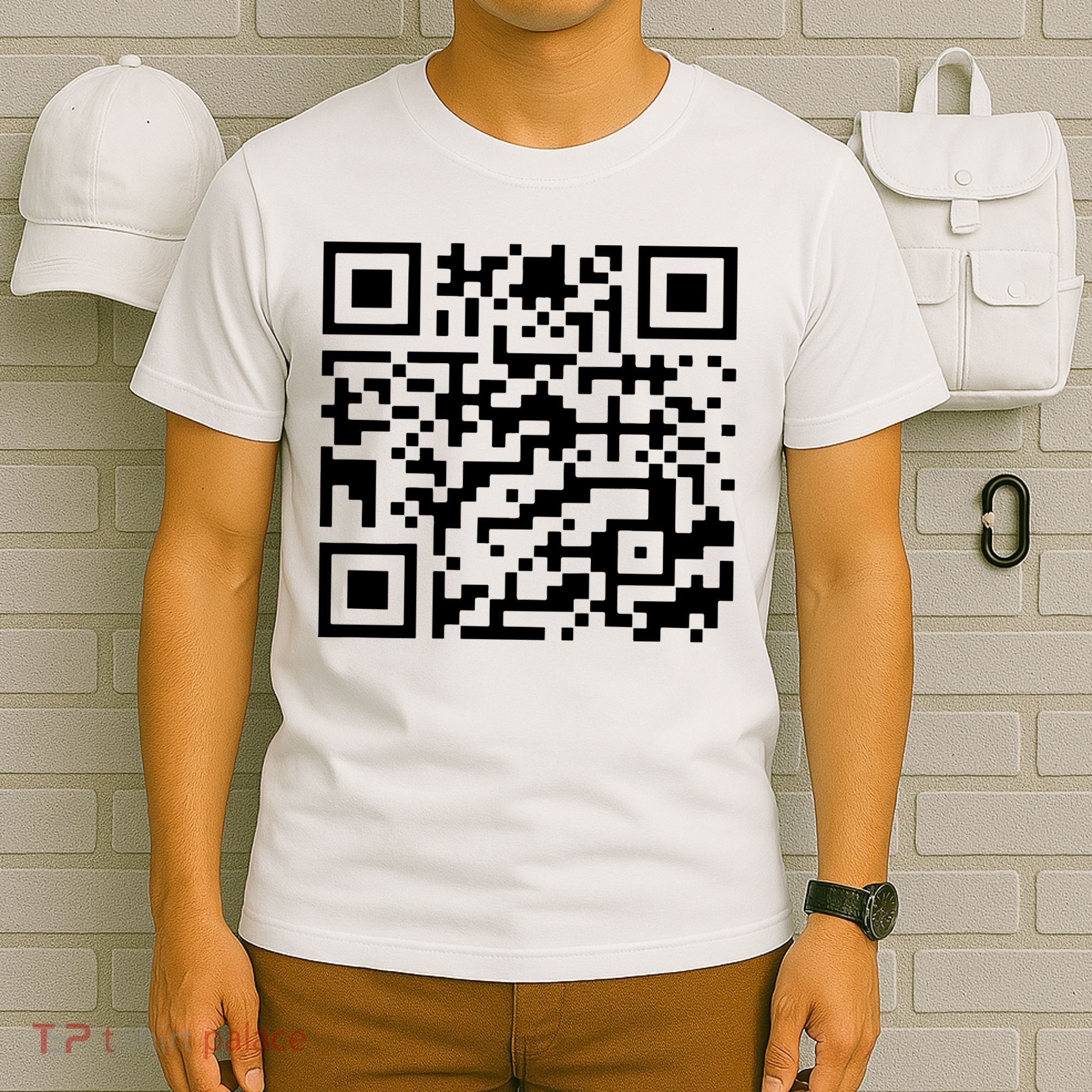 Funny Qr President Trump 45/47 Trump Dancing Code T-Shirt