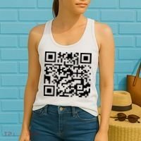Funny Qr President Trump 45/47 Trump Dancing Code Women's Tank Top thumb 2