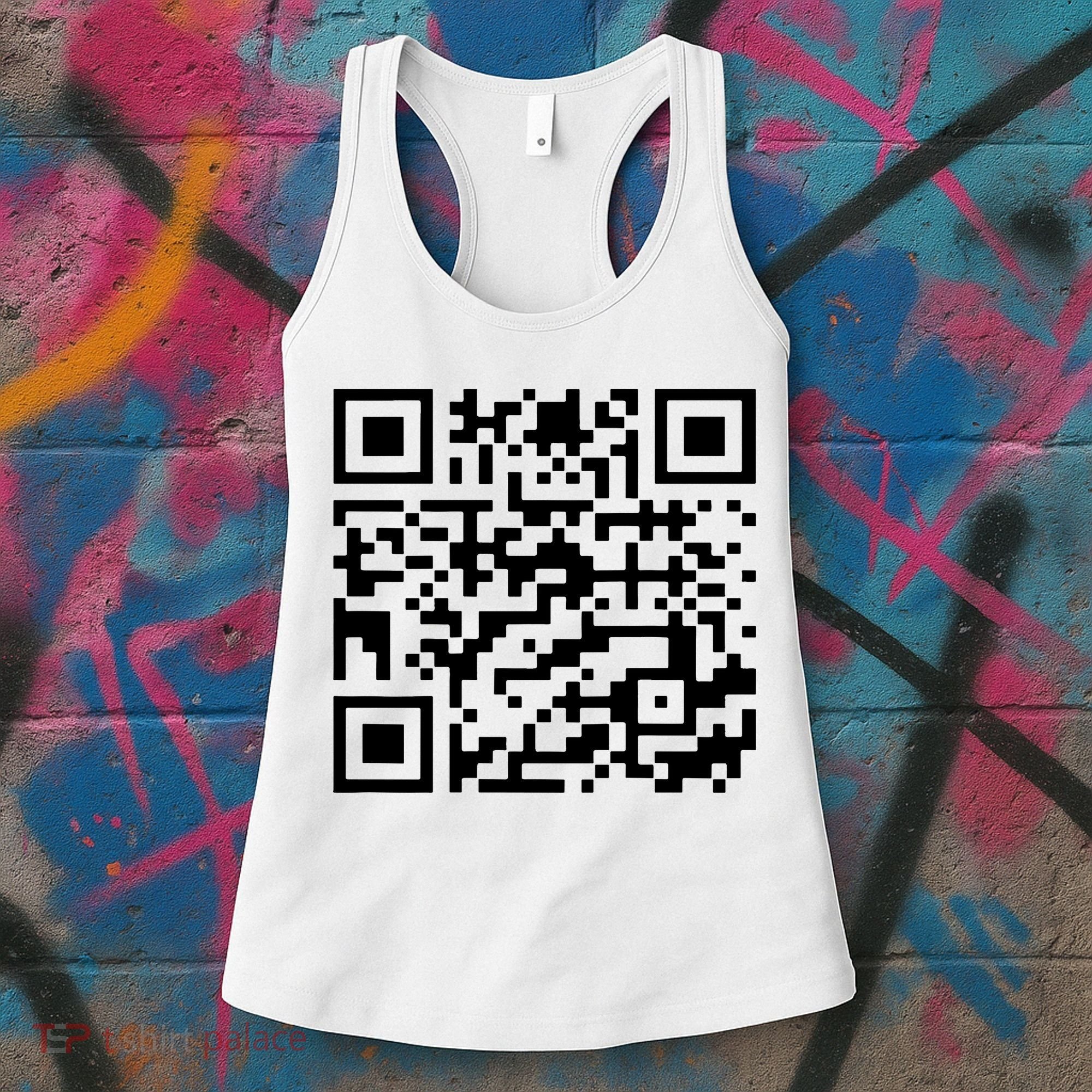 Funny Qr President Trump 45/47 Trump Dancing Code Women's Tank Top