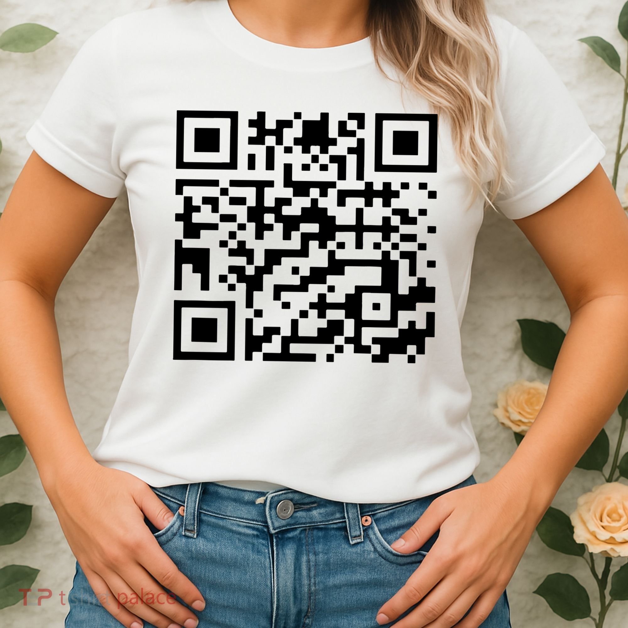 Funny Qr President Trump 45/47 Trump Dancing Code Women's T-Shirt