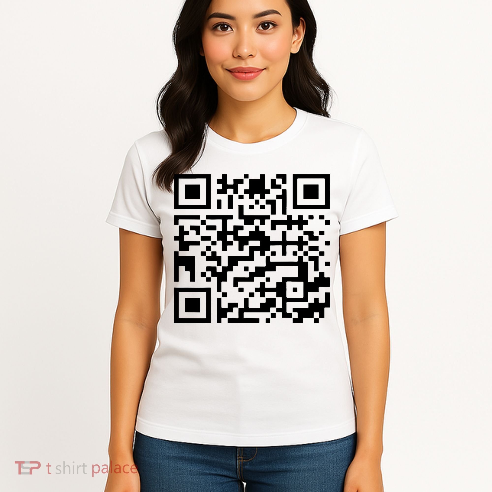 Funny Qr President Trump 45/47 Trump Dancing Code Women's T-Shirt