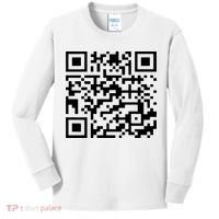 Funny Qr President Trump 45/47 Trump Dancing Code Kids Long Sleeve Shirt thumb 0