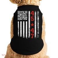 Funny Qr President Trump Dance Code Doggie Tank thumb 0