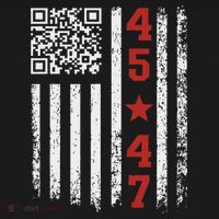Funny Qr President Trump Dance Code Long Sleeve Shirt thumb 2