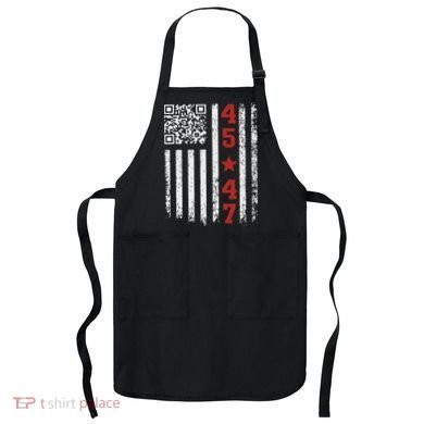 Funny Qr President Trump Dance Code Apron