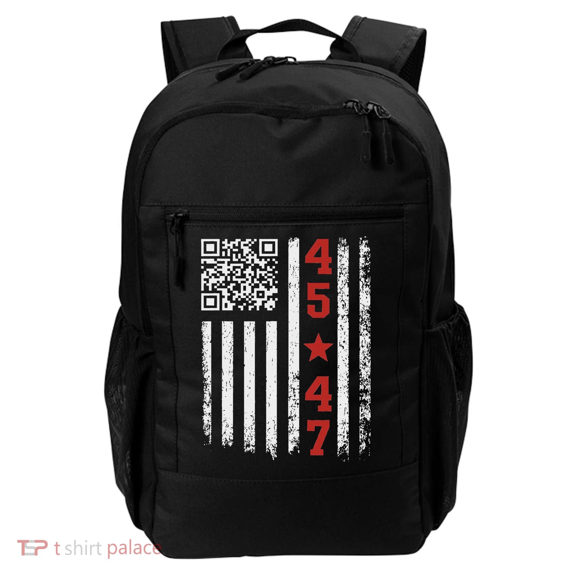 Funny Qr President Trump Dance Code Backpack