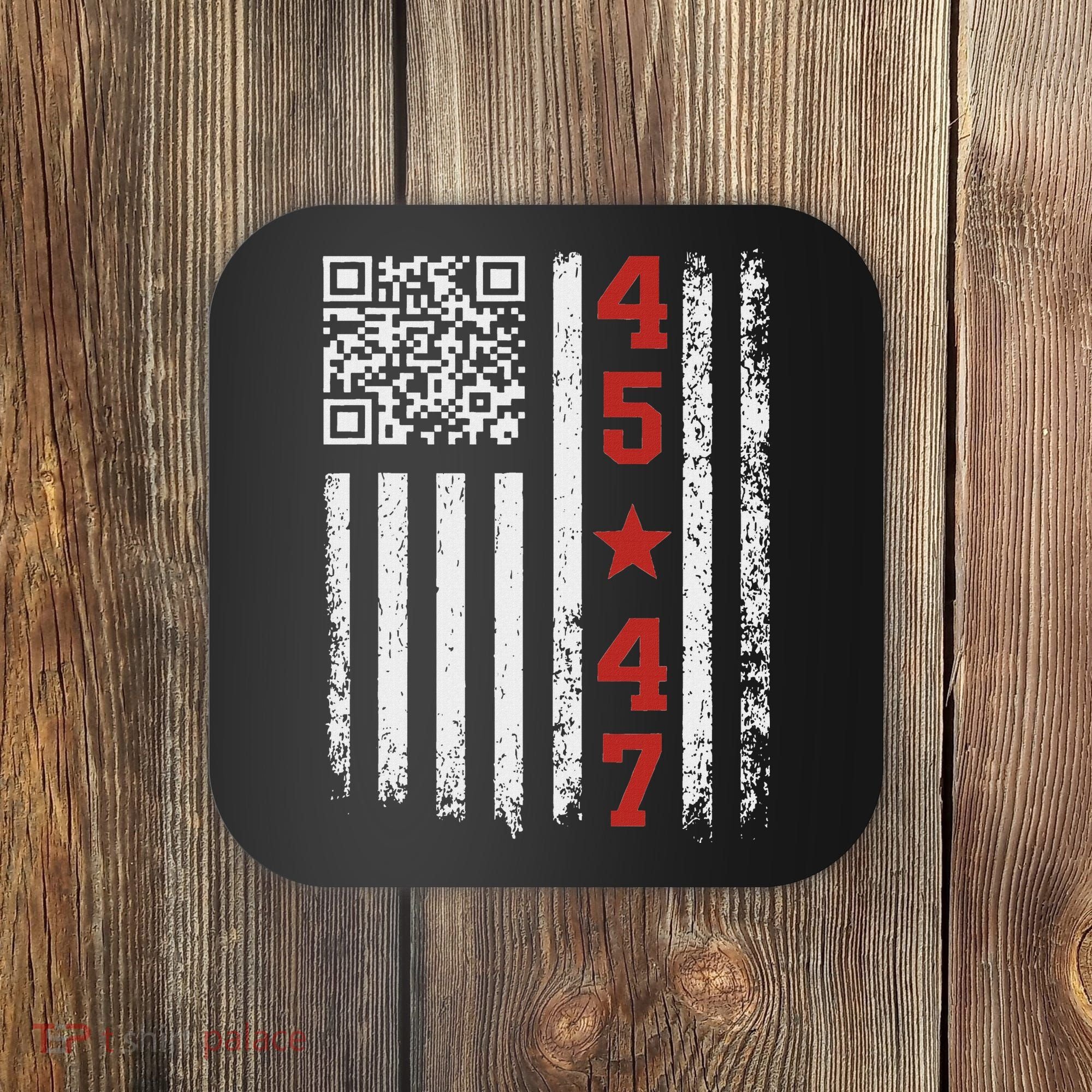 Funny Qr President Trump Dance Code Coaster