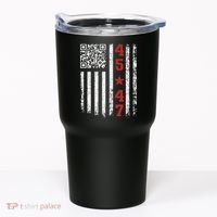 Funny Qr President Trump Dance Code Tumbler thumb 0