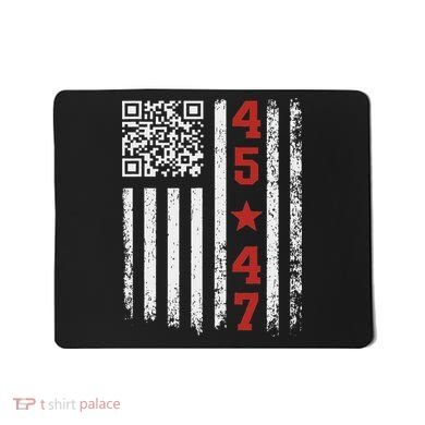 Funny Qr President Trump Dance Code Mousepad