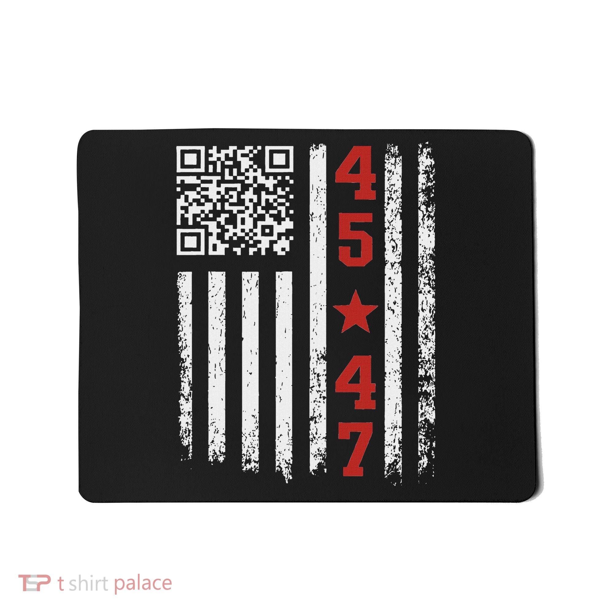 Funny Qr President Trump Dance Code Mousepad