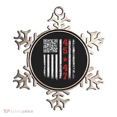 Funny Qr President Trump Dance Code Ornament