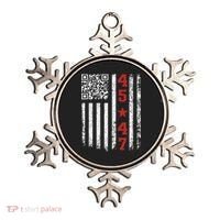 Funny Qr President Trump Dance Code Ornament thumb 0