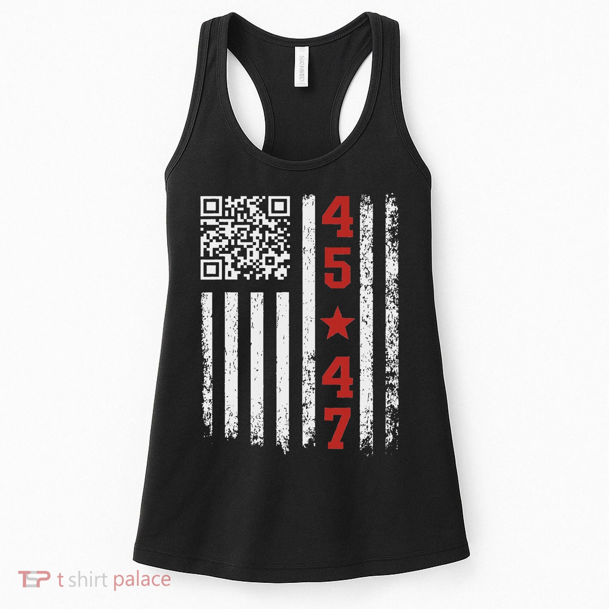 Funny Qr President Trump Dance Code Women's Tank Top