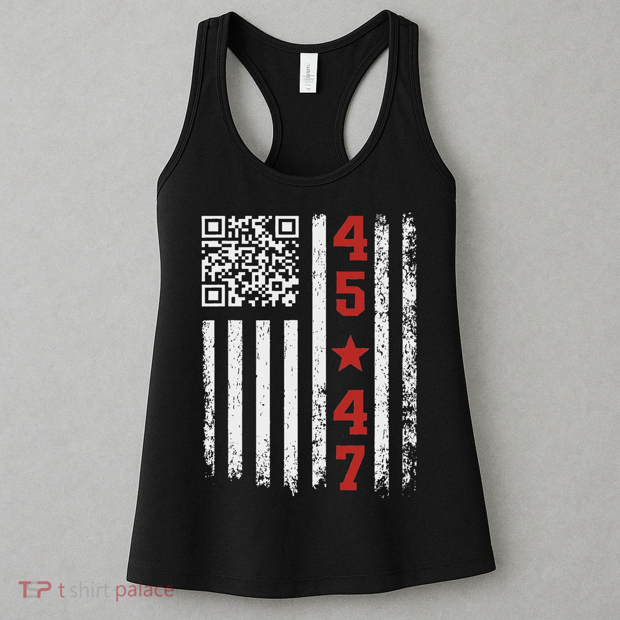 Funny Qr President Trump Dance Code Women's Tank Top