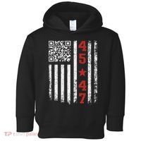 Funny Qr President Trump Dance Code Toddler Hoodie thumb 0