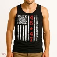 Funny Qr President Trump Dance Code Tank Top thumb 3