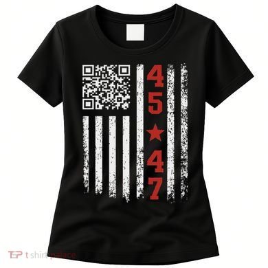 Funny Qr President Trump Dance Code Women's T-Shirt