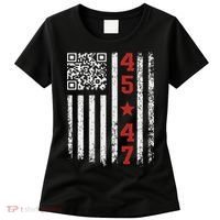 Funny Qr President Trump Dance Code Women's T-Shirt thumb 0
