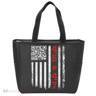 Funny Qr President Trump Dance Code Tote Bag