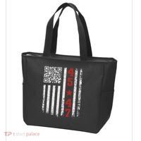 Funny Qr President Trump Dance Code Tote Bag thumb 3