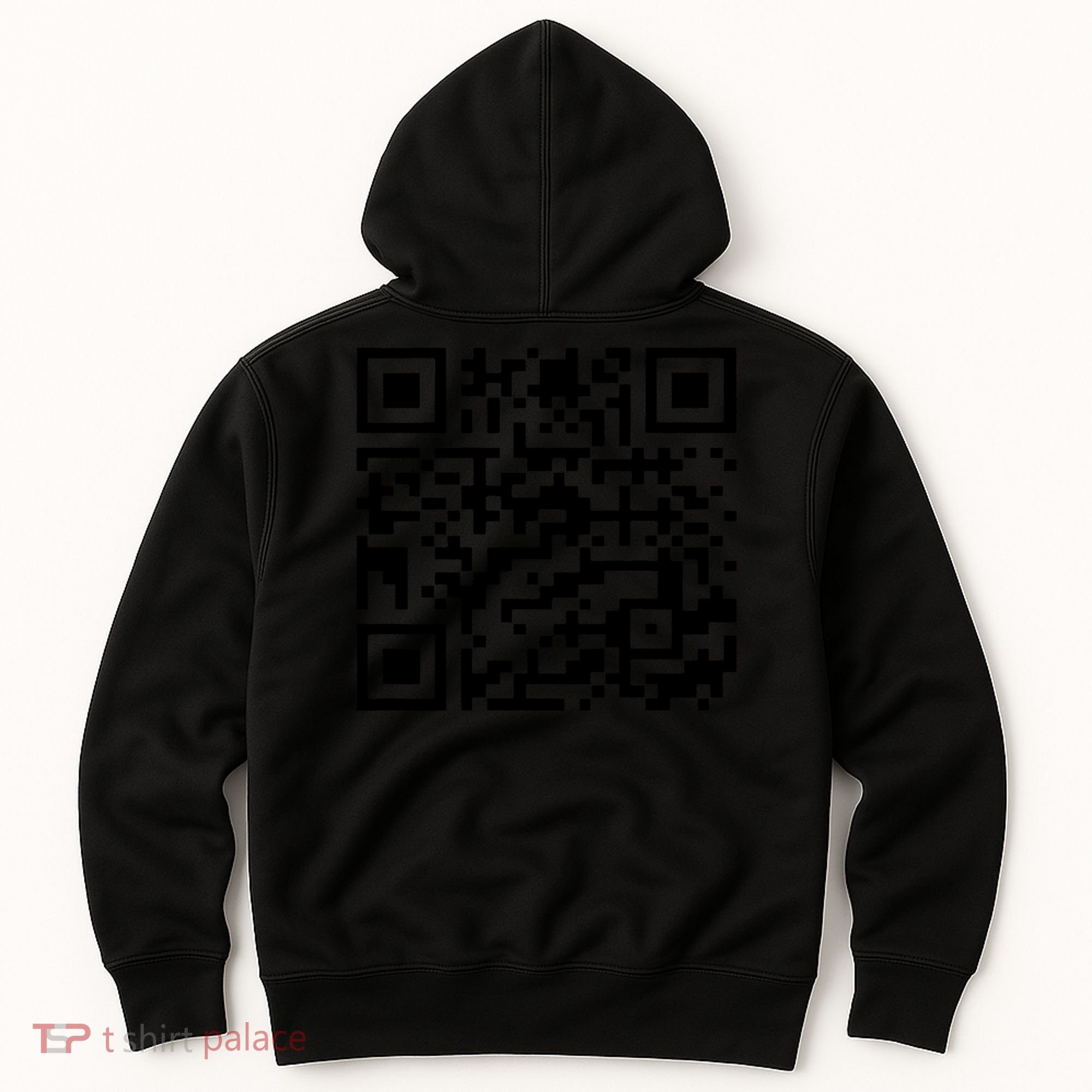 Funny Qr President Trump 45/47 Trump Dancing Code (Back) Hoodie