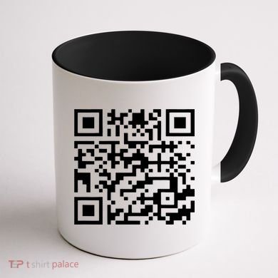Funny Qr President Trump 45/47 Trump Dancing Code (Back) Coffee Mug back