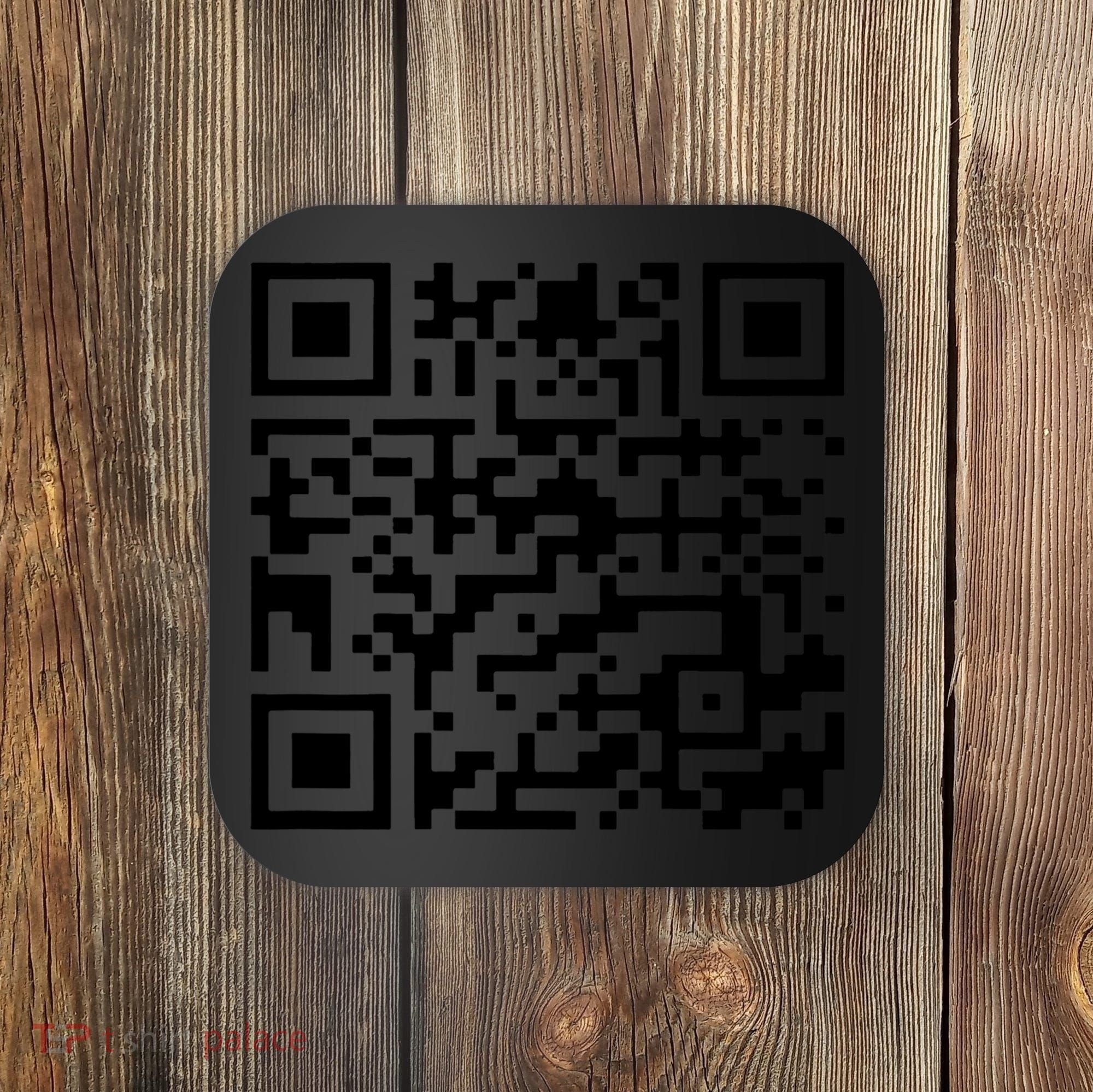 Funny Qr President Trump 45/47 Trump Dancing Code (Back) Coaster