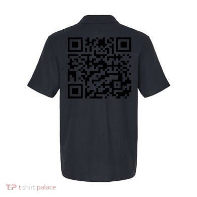 Funny Qr President Trump 45/47 Trump Dancing Code (Back) Polo back