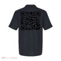 Funny Qr President Trump 45/47 Trump Dancing Code (Back) Polo thumb 0