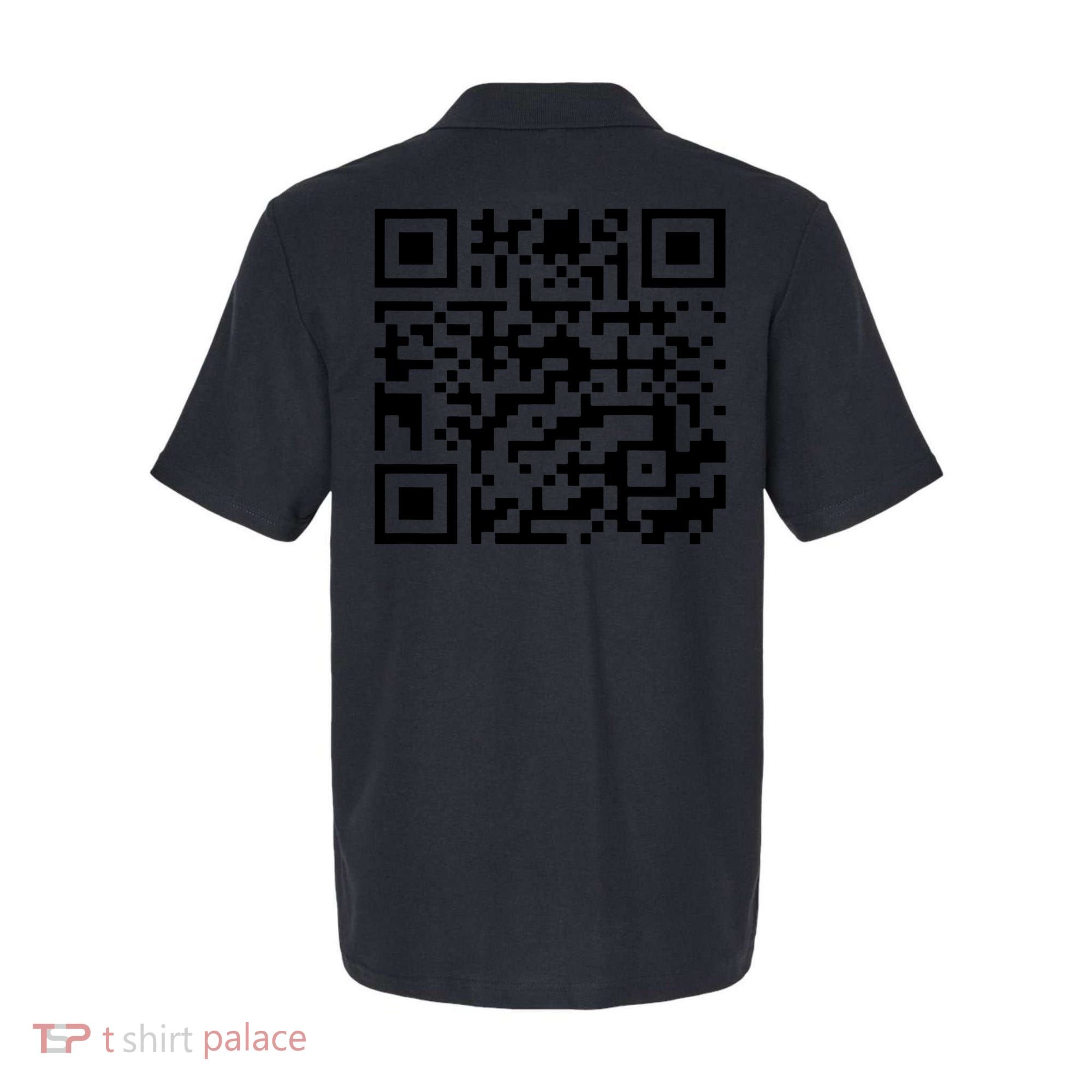 Funny Qr President Trump 45/47 Trump Dancing Code (Back) Polo