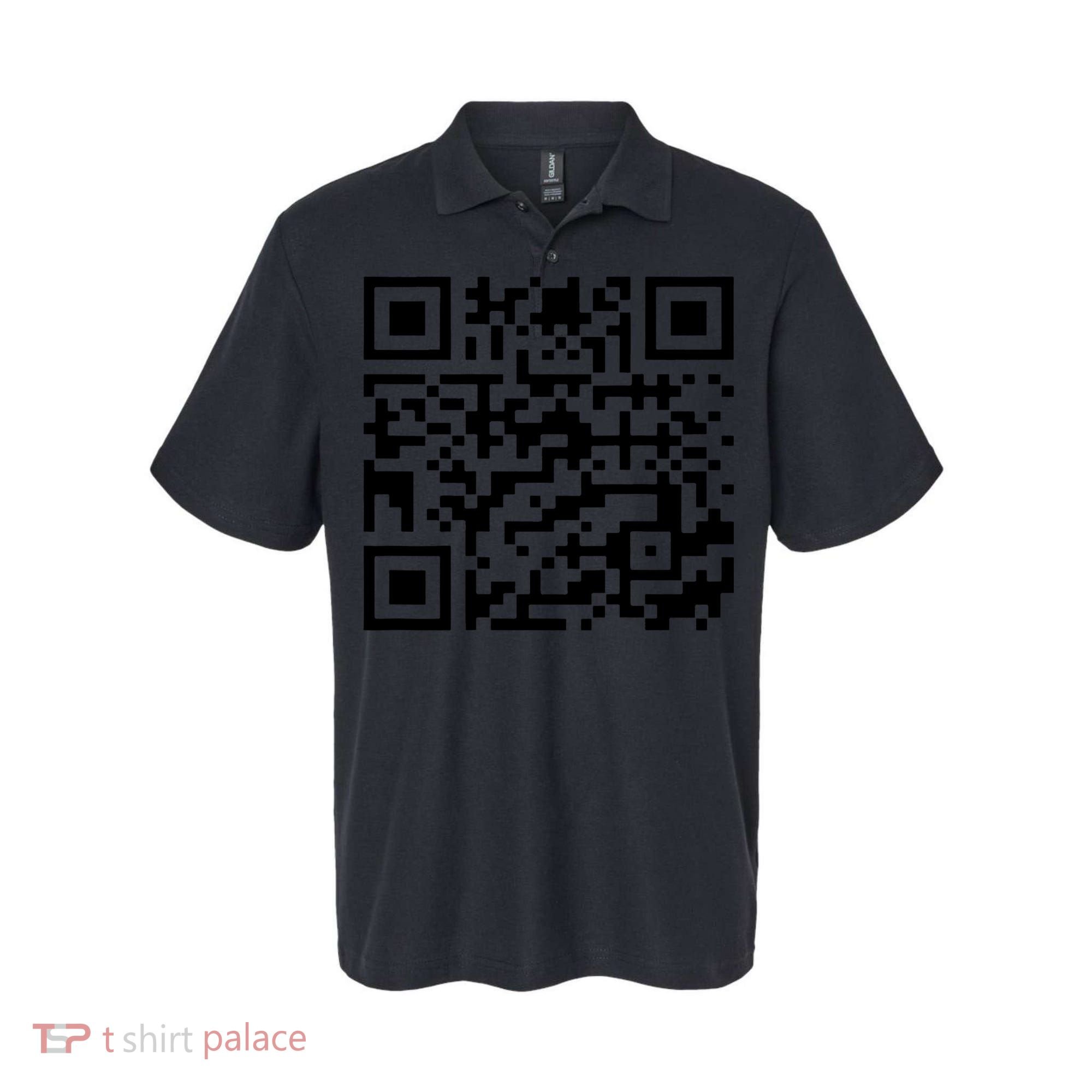 Funny Qr President Trump 45/47 Trump Dancing Code (Back) Polo