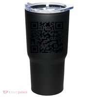 Funny Qr President Trump 45/47 Trump Dancing Code (Back) Tumbler thumb 0