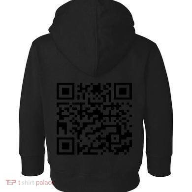 Funny Qr President Trump 45/47 Trump Dancing Code (Back) Toddler Hoodie back