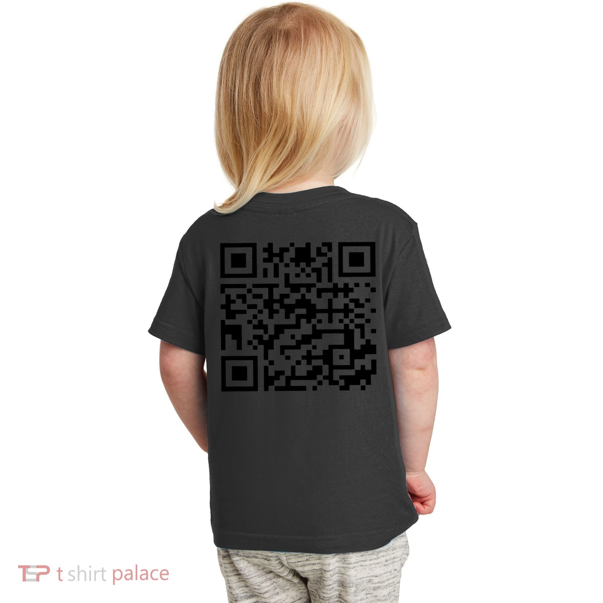 Funny Qr President Trump 45/47 Trump Dancing Code (Back) Toddler T-Shirt
