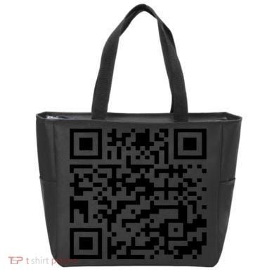 Funny Qr President Trump 45/47 Trump Dancing Code (Back) Tote Bag back