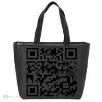 Funny Qr President Trump 45/47 Trump Dancing Code (Back) Tote Bag thumb 0