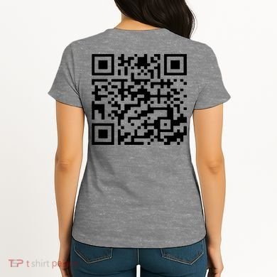 Funny Qr President Trump 45/47 Trump Dancing Code (Back) Women's T-Shirt back