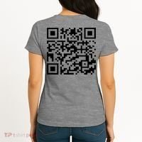 Funny Qr President Trump 45/47 Trump Dancing Code (Back) Women's T-Shirt thumb 0