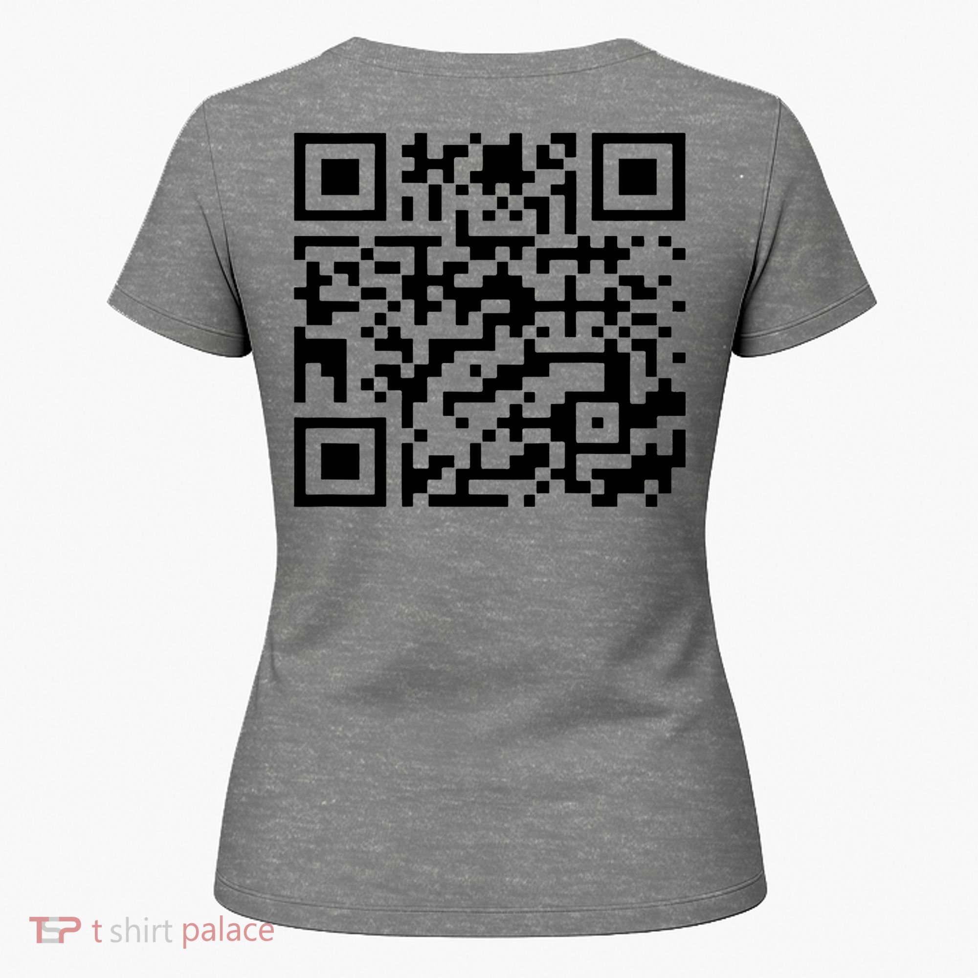 Funny Qr President Trump 45/47 Trump Dancing Code (Back) Women's T-Shirt