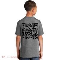 Funny Qr President Trump 45/47 Trump Dancing Code (Back) Kids T-Shirt thumb 0