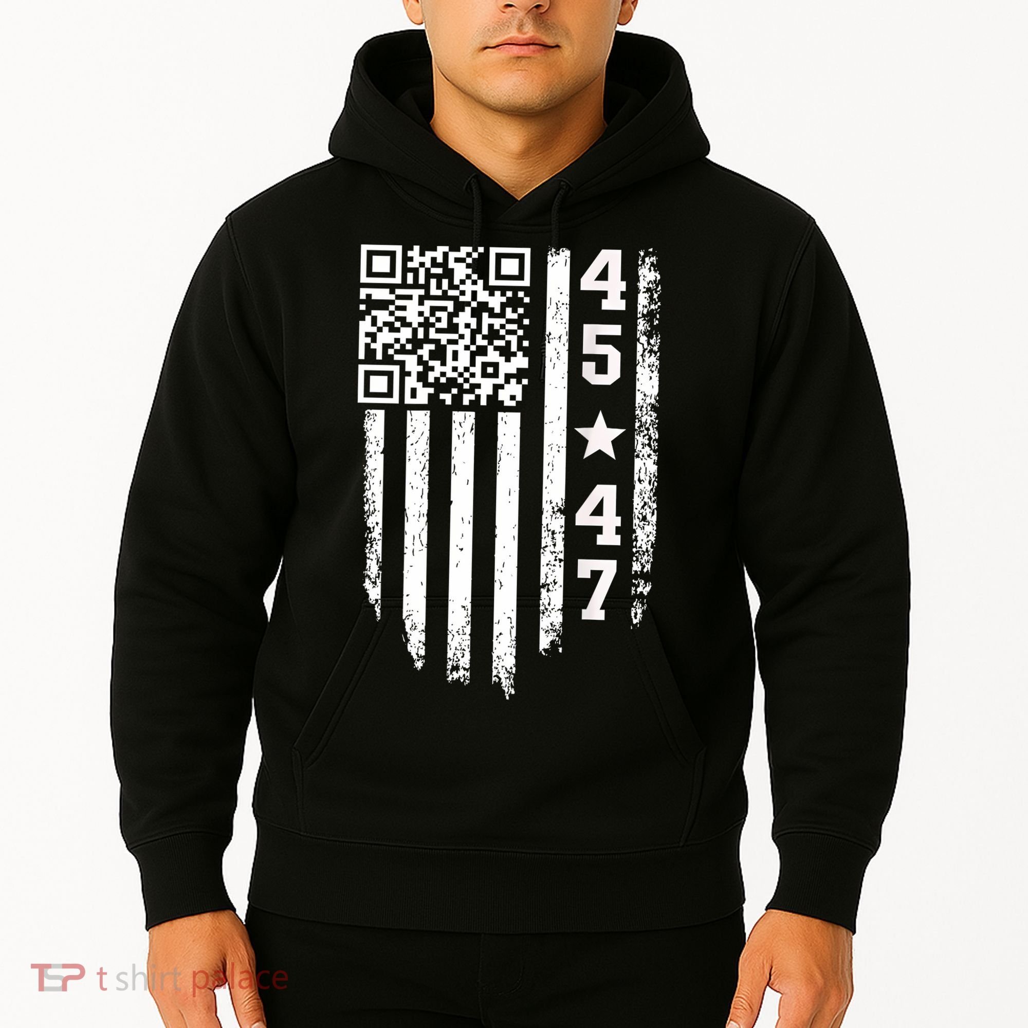 Funny Qr President Trump 4547 Trump Dancing Code Hoodie