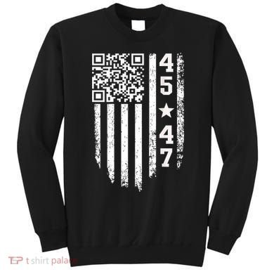 Funny Qr President Trump 4547 Trump Dancing Code Sweatshirt