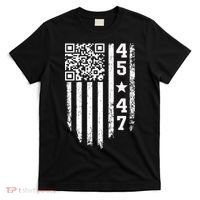 Funny Qr President Trump 4547 Trump Dancing Code T-Shirt thumb 0