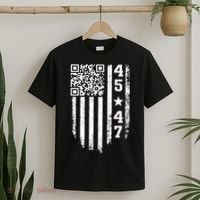 Funny Qr President Trump 4547 Trump Dancing Code T-Shirt thumb 2