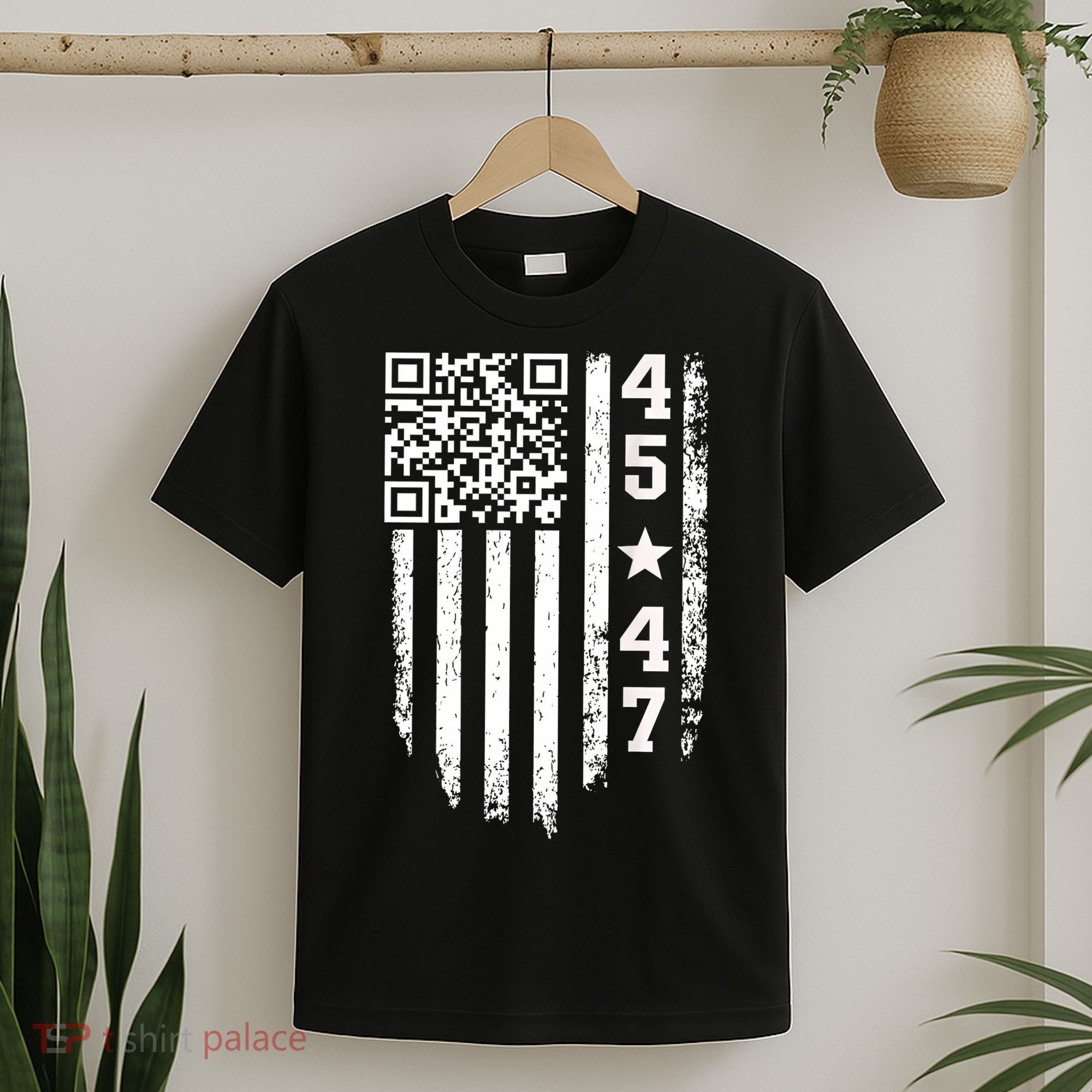 Funny Qr President Trump 4547 Trump Dancing Code T-Shirt